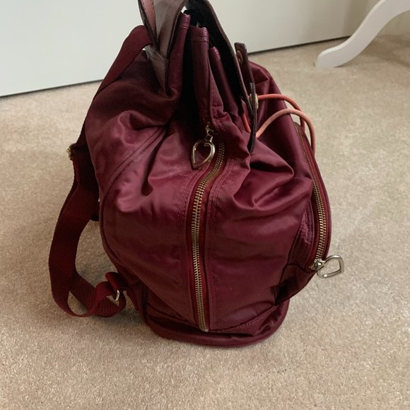 Moschino Cheap and Chic Burgundy Backpack - Picture 4 of 14
